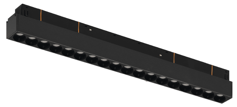 Трековый магнитный светильник iLedex Vision 4822-002-L350-18W-38DG-4000K-BK