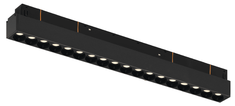 Трековый магнитный светильник iLedex Vision 4822-002-L350-18W-38DG-4000K-BK