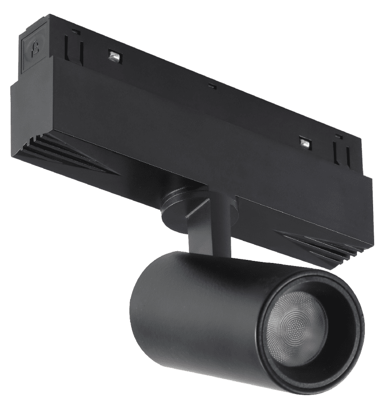 Трековый магнитный светильник iLedex Vision 4822-011-D45-8W-38DG-4000K-BK