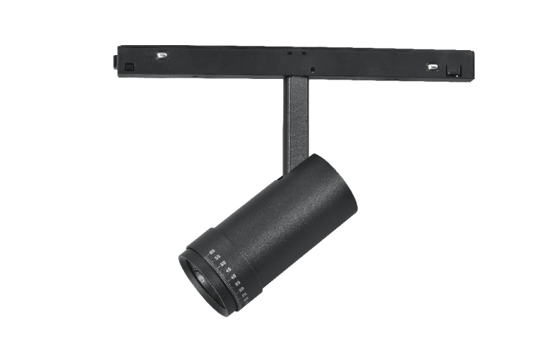 Трековый магнитный светильник iLedex Vision ZOOM 4822-020-D47-10W-10/60DG-3000K-BK