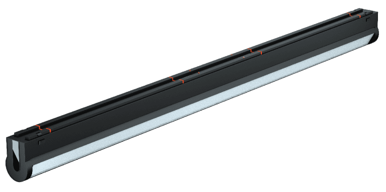Трековый магнитный светильник iLedex Vision 4825-040-L497-24W-110DG-3000K-BK
