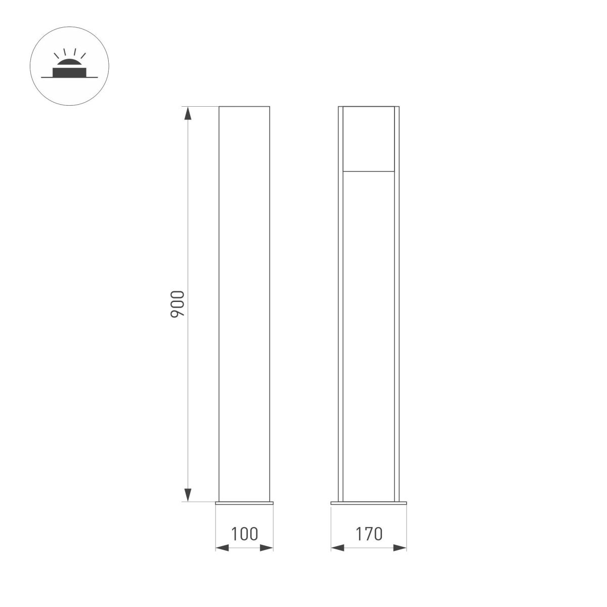 Ландшафтный светильник Arlight LGD-SEKVOYA-BOLL-H900-11W Warm3000 (BK, 120 deg, 230V) 054980 Ландшафтный светильник Arlight LGD-SEKVOYA-BOLL-H900-11W Warm3000 (BK, 120 deg, 230V) 054980