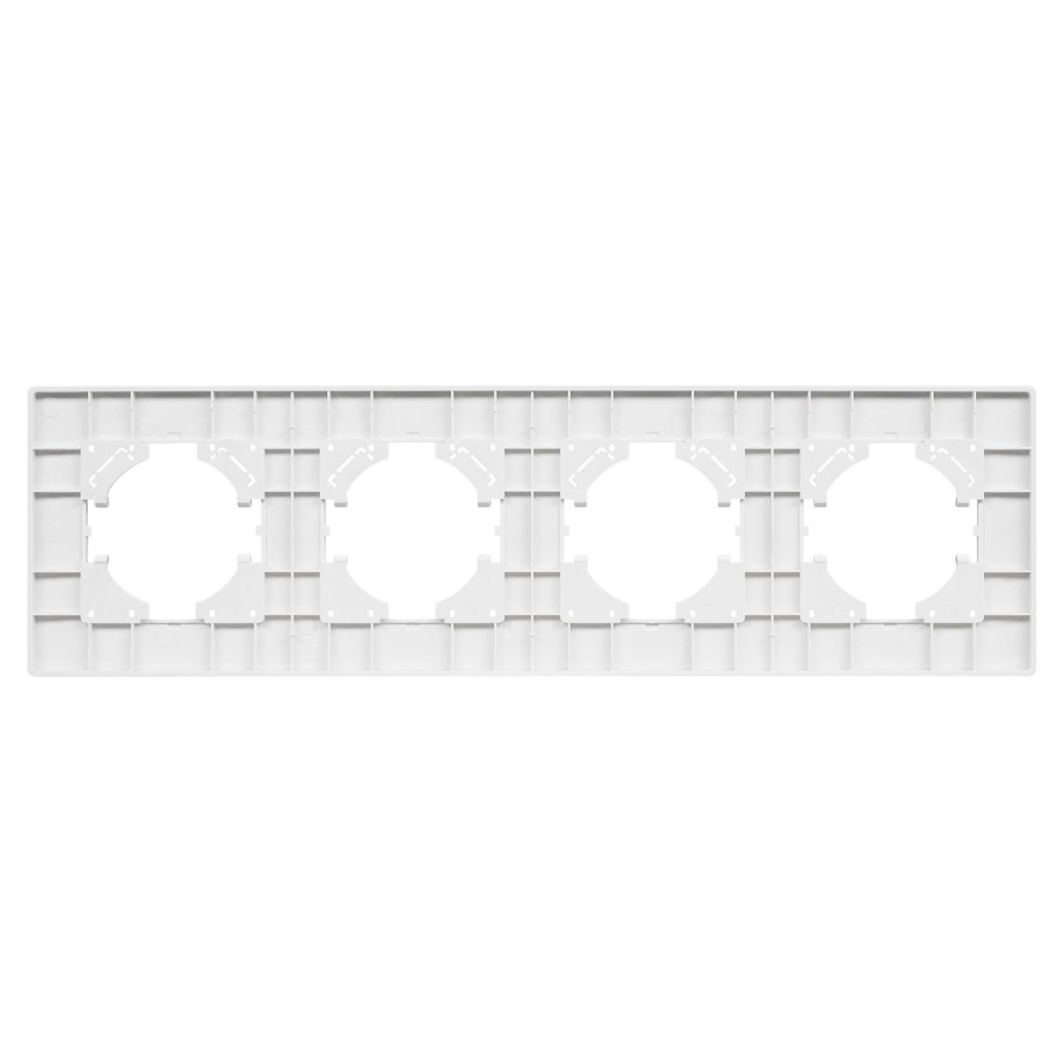 Рамка на 4 поста пластиковая Arlight FRM-PERIO-PL-4-WH 049758 Рамка на 4 поста пластиковая Arlight FRM-PERIO-PL-4-WH 049758