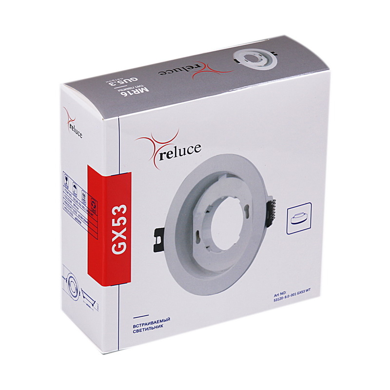 Точечный светильник Reluce 53120-9.0-001 GX53 WT Точечный светильник Reluce 53120-9.0-001 GX53 WT