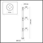 Ландшафтный светильник Odeon Light Nature Bamboo 7021/9FL