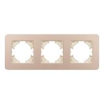 Рамка на 3 поста алюминиевая Arlight FRM-AKIRY-SFAL-3-GD 049742