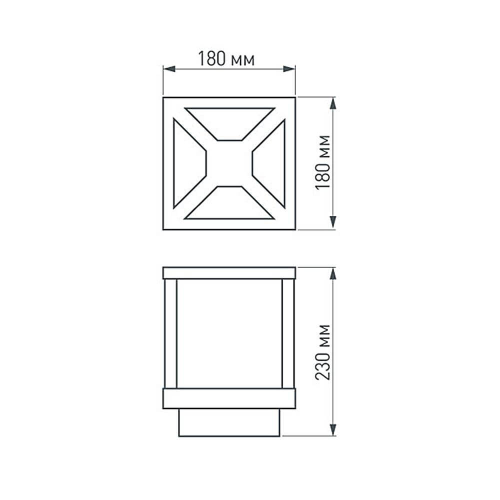 Уличный светильник Arlight LGD-Path-Cub-H230B-12W Warm White 021810 Уличный светильник Arlight LGD-Path-Cub-H230B-12W Warm White 021810