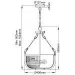 Подвесной светильник Kichler Roux QN-ROUX3-NBR