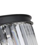 Подвесная люстра Delight Collection 1920s Odeon KR0387P-10B black/clear