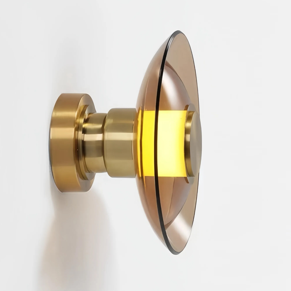 Настенно-потолочный светильник Delight Collection 8665W/S gold/amber Настенно-потолочный светильник Delight Collection 8665W/S gold/amber