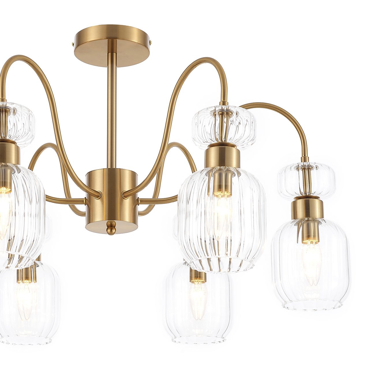 Люстра на штанге Escada Gloss 1141/6PL Clear Люстра на штанге Escada Gloss 1141/6PL Clear
