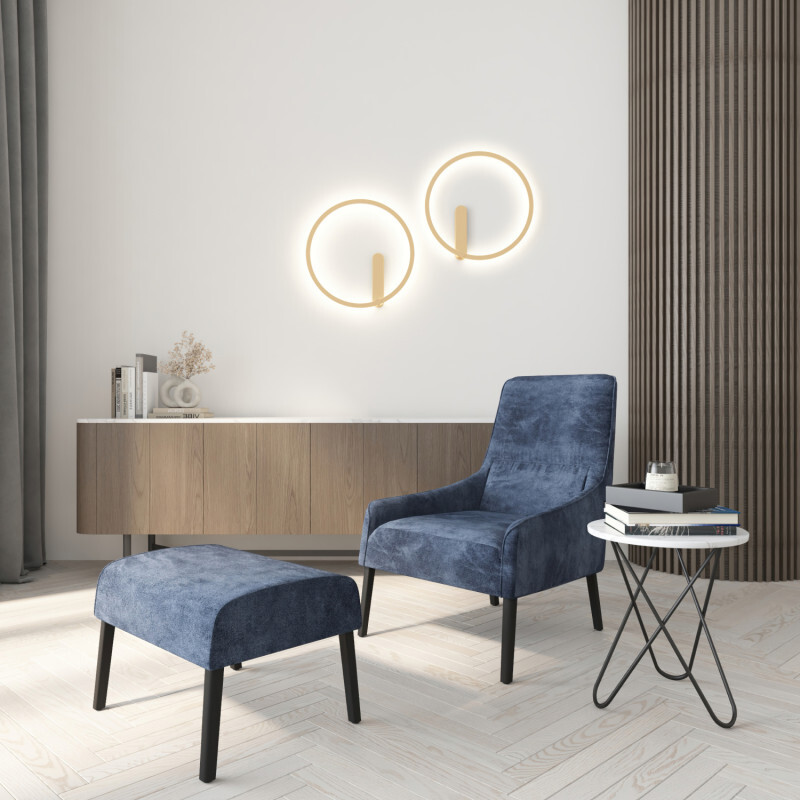 Настенный светильник Denkirs Round DK5035-SG Настенный светильник Denkirs Round DK5035-SG