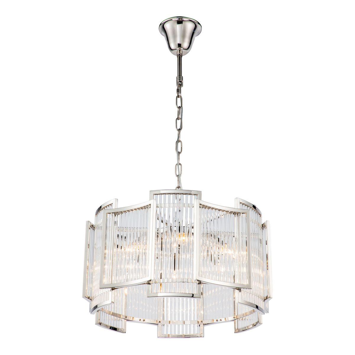 Подвесная люстра iLamp Tribeca MD0276-6C Nickel Подвесная люстра iLamp Tribeca MD0276-6C Nickel