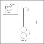 Подвесной светильник Odeon Light Changi 4980/1A