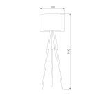Торшер TK Lighting 5284 Tokyo