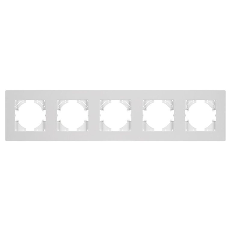 Рамка на 5 постов пластиковая Arlight FRM-PERIO-PL-5-WH 049762