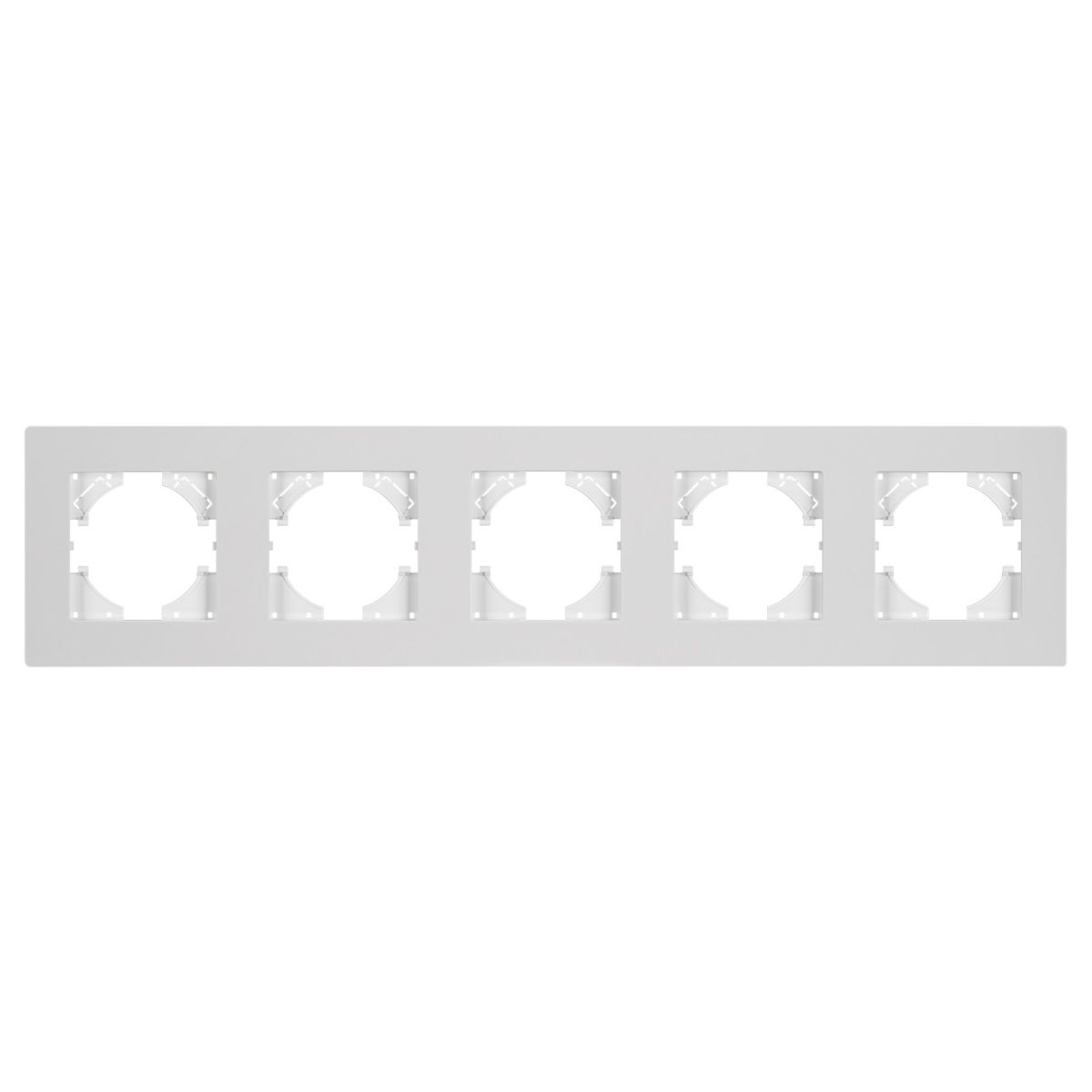 Рамка на 5 постов пластиковая Arlight FRM-PERIO-PL-5-WH 049762 Рамка на 5 постов пластиковая Arlight FRM-PERIO-PL-5-WH 049762
