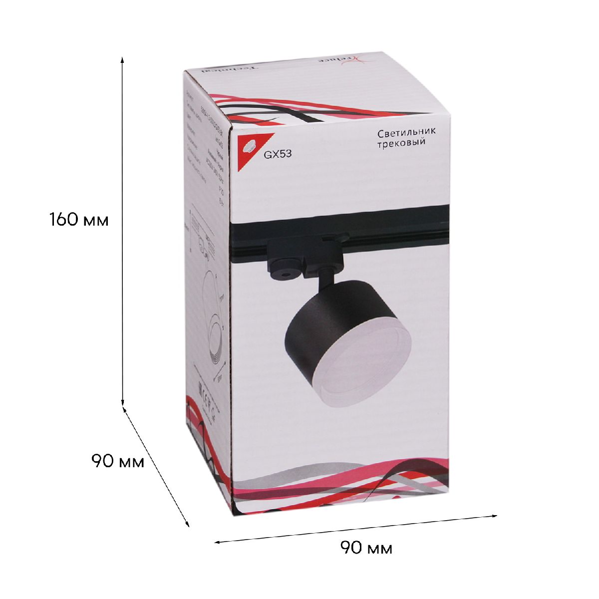Трековый светильник Reluce 53004-9.3-001LD GX53 BK Трековый светильник Reluce 53004-9.3-001LD GX53 BK