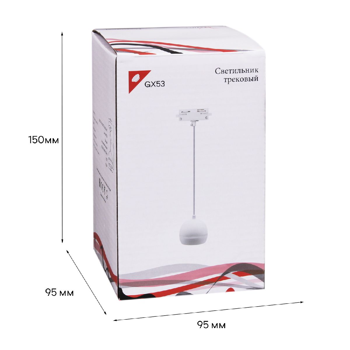 Трековый однофазный светильник Reluce 53015-0.9-001CT GX53 WT Трековый однофазный светильник Reluce 53015-0.9-001CT GX53 WT
