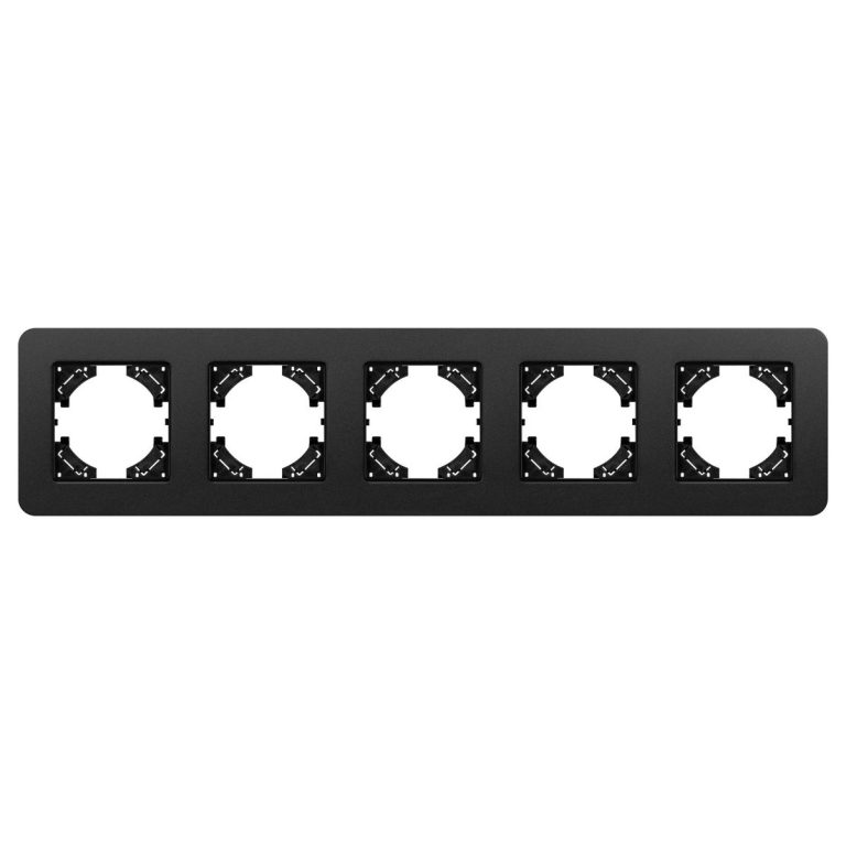 Рамка на 5 постов алюминиевая Arlight FRM-AKIRY-SFAL-5-BK 049747