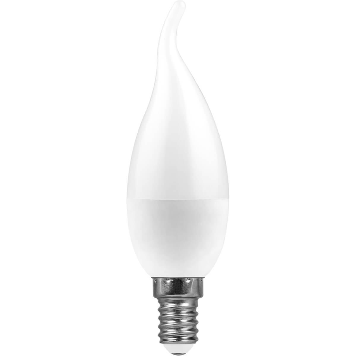 Лампа светодиодная Feron E14 7W 2700K Свеча Матовая LB-66 25785 Лампа светодиодная Feron E14 7W 2700K Свеча Матовая LB-66 25785