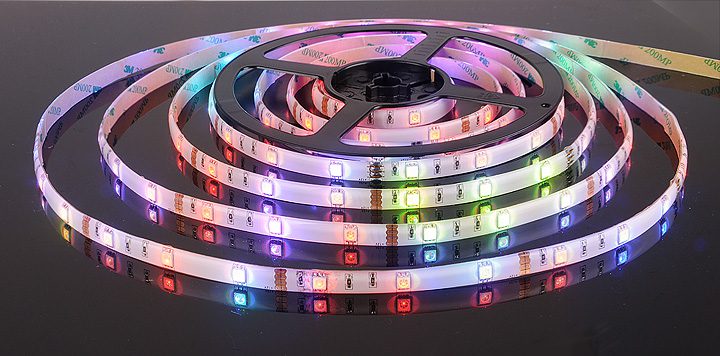 Светодиодная лента Elektrostandard 12V 7,2W 30Led 5050 IP65 RGB, 5м 4690389038457 Светодиодная лента Elektrostandard 12V 7,2W 30Led 5050 IP65 RGB, 5м 4690389038457