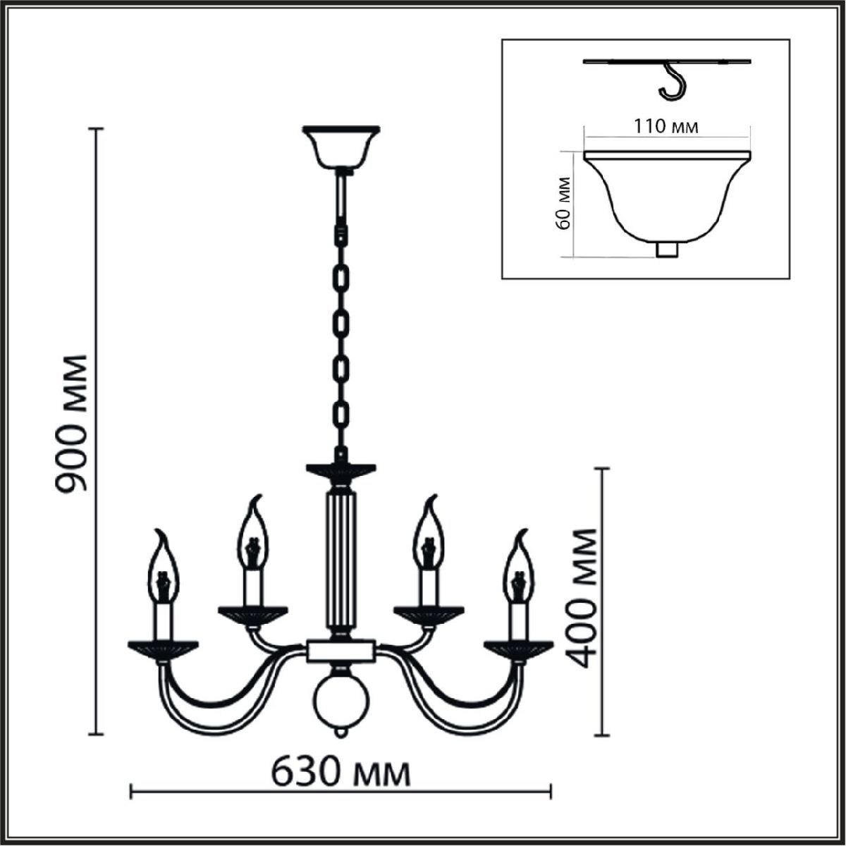 Подвесная люстра Lumion Incanto 8034/10 Подвесная люстра Lumion Incanto 8034/10