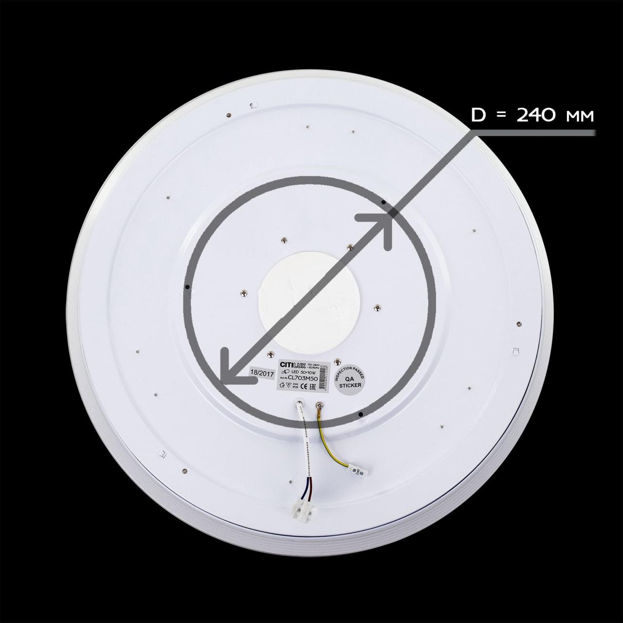 Потолочный светодиодный светильник Citilux CL703M60 Потолочный светодиодный светильник Citilux CL703M60