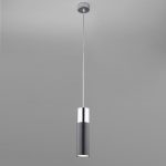 Подвесной светильник Eurosvet Double Topper 50135/1 LED хром/черный