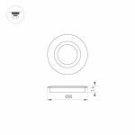 Накладка Arlight ART-Deck-Cap-Flat-R50 024927
