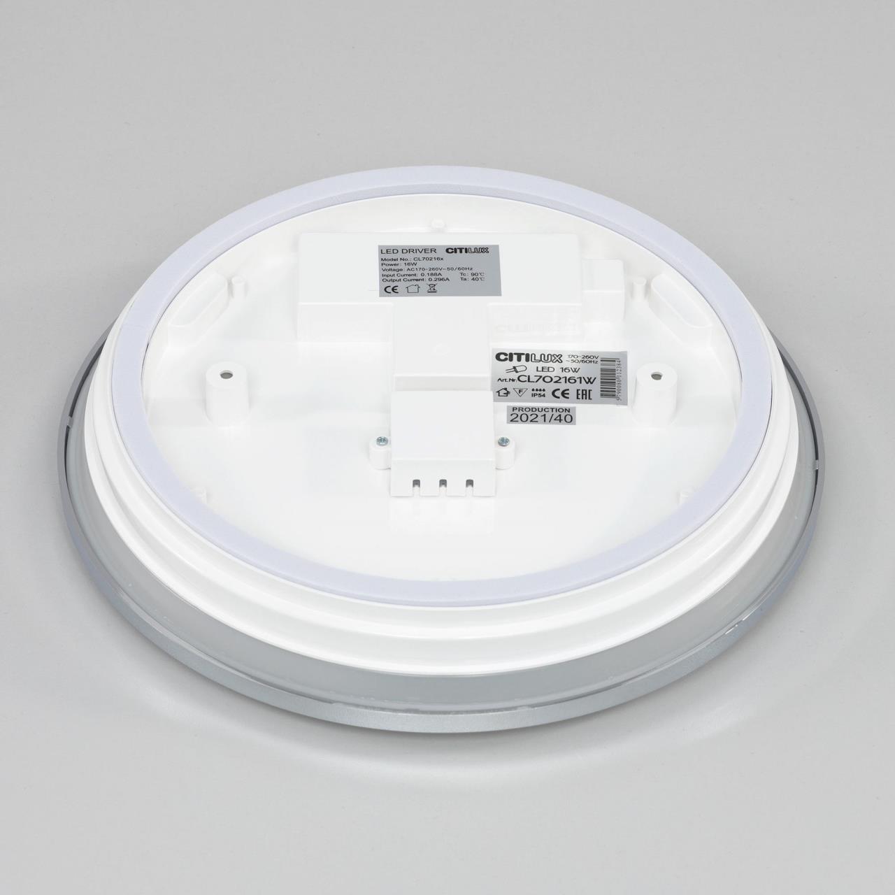 Потолочный светодиодный светильник Citilux Луна CL702161W Потолочный светодиодный светильник Citilux Луна CL702161W