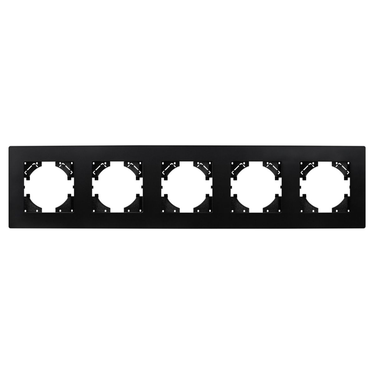 Рамка на 5 постов пластиковая Arlight FRM-PERIO-PL-5-BK 049763 Рамка на 5 постов пластиковая Arlight FRM-PERIO-PL-5-BK 049763
