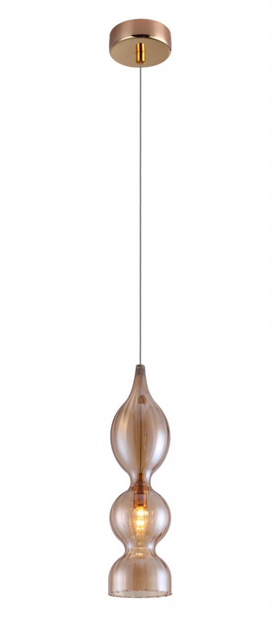 Подвесной светильник Crystal Lux Iris SP1 B Amber Подвесной светильник Crystal Lux Iris SP1 B Amber
