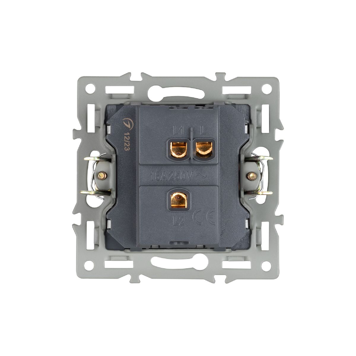 Механизм выключателя одноклавишный проходной Arlight SWT-MKP1-PL-WH (250V, 16A) 043714 Механизм выключателя одноклавишный проходной Arlight SWT-MKP1-PL-WH (250V, 16A) 043714