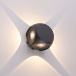 Настенный светильник Elektrostandard 1504 TECHNO LED CUBE черный 4690389147739