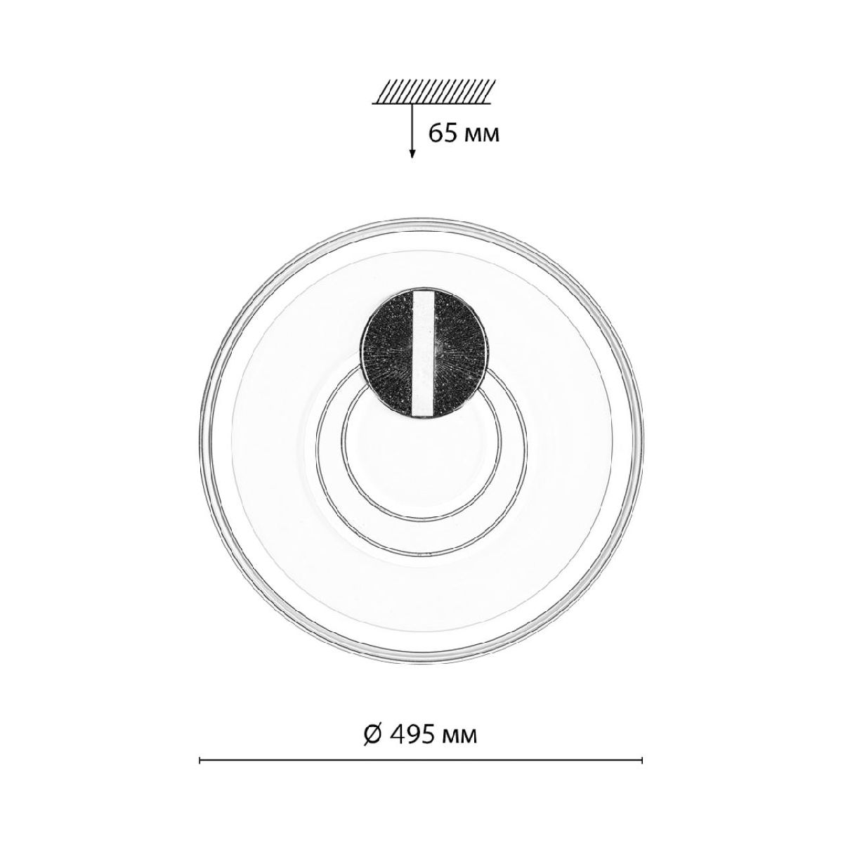 Потолочный светильник Sonex Gemini 7787/85L Потолочный светильник Sonex Gemini 7787/85L