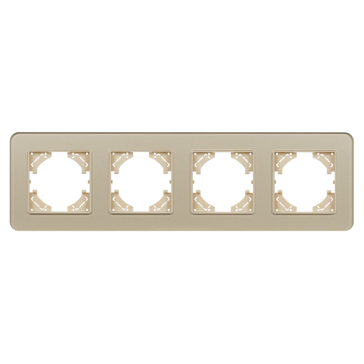 Рамка на 4 поста стеклянная Arlight FRM-OMALI-SFGS-4-GD 049719 Рамка на 4 поста стеклянная Arlight FRM-OMALI-SFGS-4-GD 049719