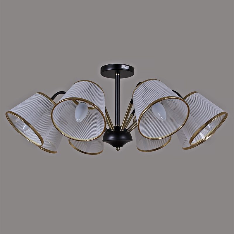Люстра на штанге Illumico IL0344-8CSQ-79 BK AB Люстра на штанге Illumico IL0344-8CSQ-79 BK AB