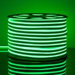 Светодиодный гибкий неон Elektrostandard 220V 9,6W 120Led 2835 IP67, односторонний зеленый, 50 м 4690389136504