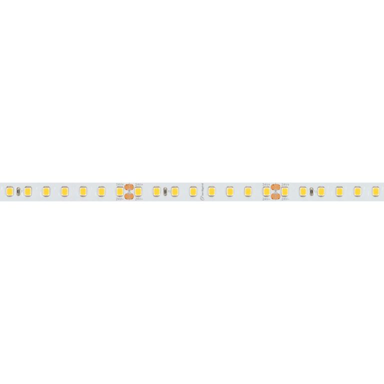Светодиодная лента Arlight RT-A128-8mm 24V Warm3500 (9.6 W/m, IP20, 2835, 5m) 038757