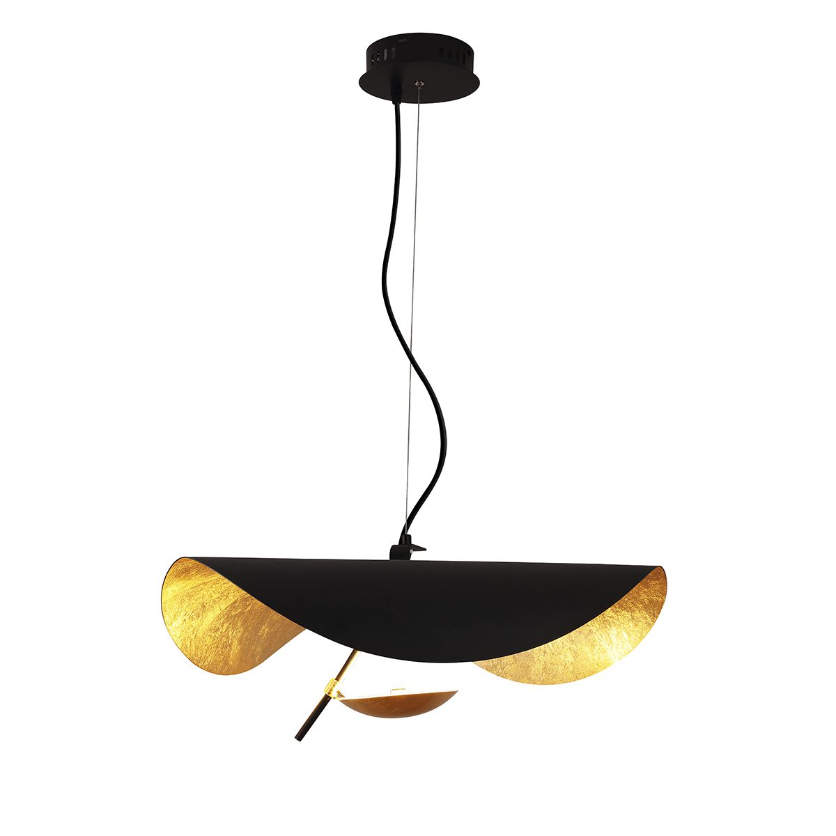 Подвесной светильник Delight Collection 8821 8821P/D600 black/gold Подвесной светильник Delight Collection 8821 8821P/D600 black/gold