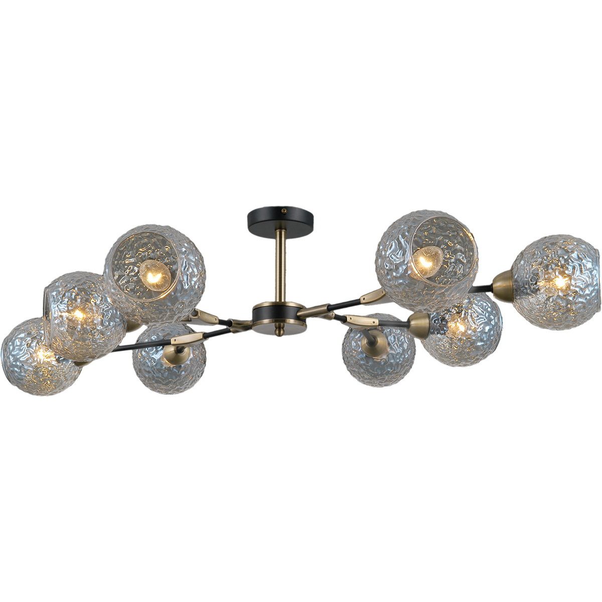 Люстра на штанге Illumico IL0253-8CSQ-79 BK AB Люстра на штанге Illumico IL0253-8CSQ-79 BK AB