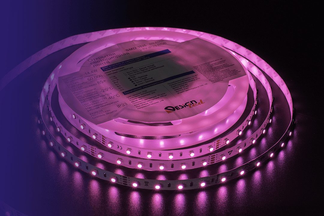 Светодиодная лента DesignLed DSG3A60-24-RGB-33 002843 Светодиодная лента DesignLed DSG3A60-24-RGB-33 002843