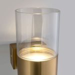 Настенный светильник Eurosvet Watford 40021/1 LED латунь/прозрачный a062083