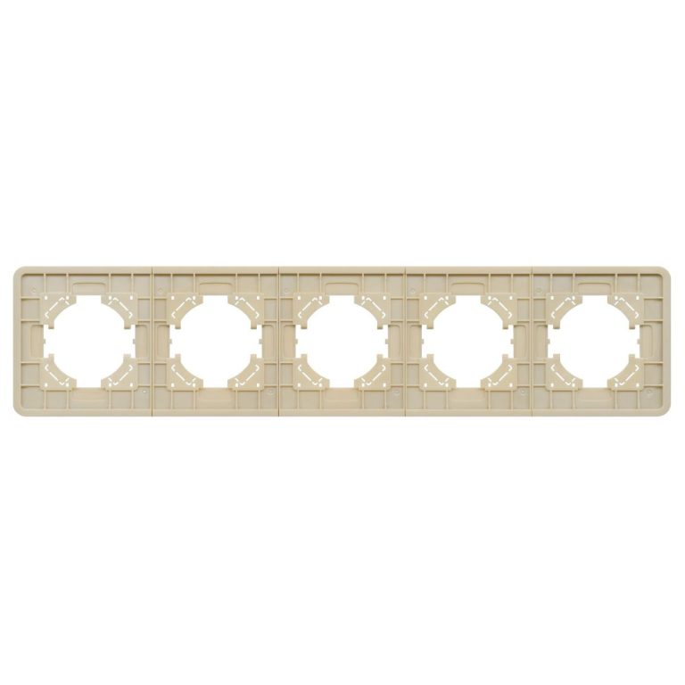 Рамка на 5 постов стеклянная Arlight FRM-OMALI-SFGS-5-GD 049723
