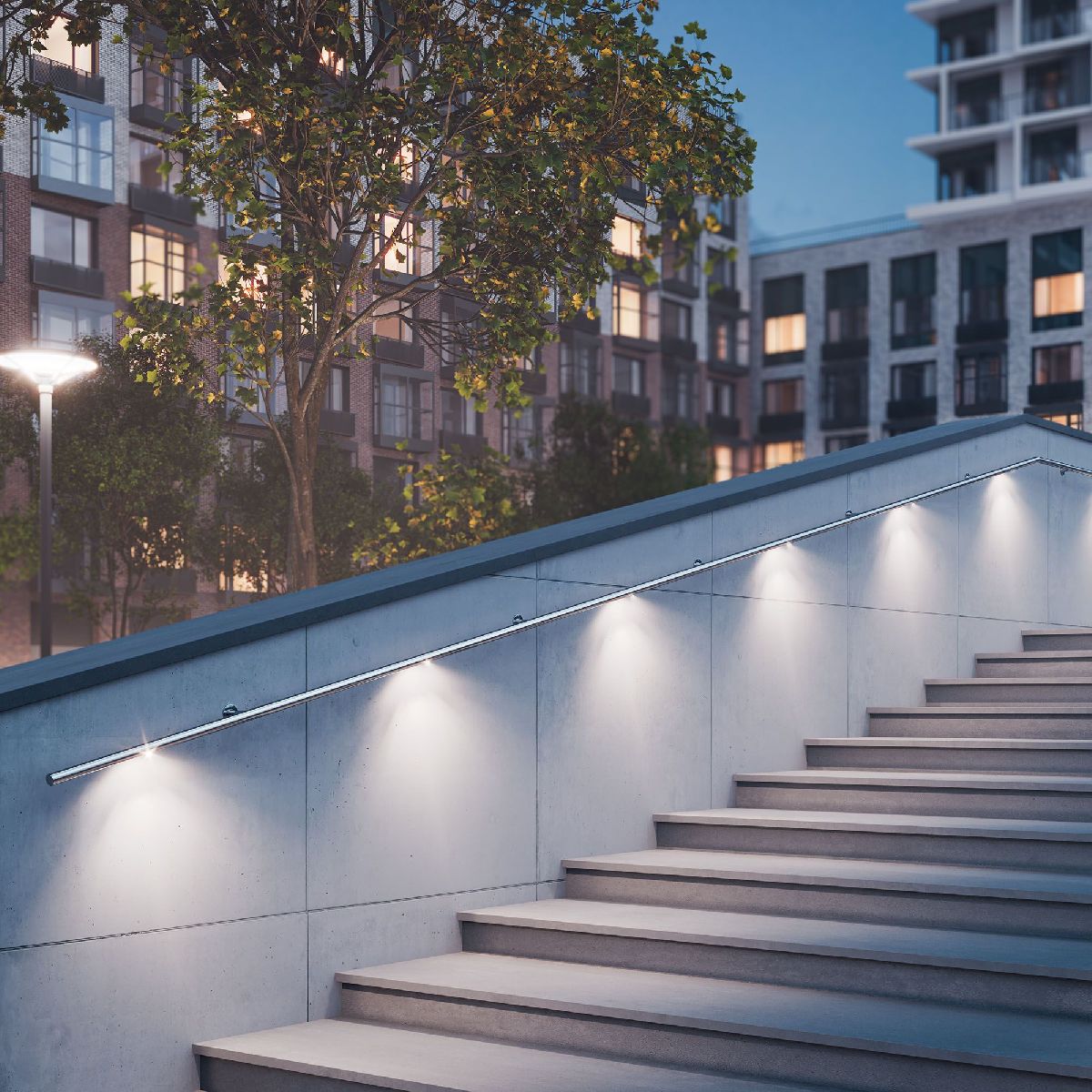 Фасадный светильник Arlight ALT-LODESTAR-HANDRAIL-R27-1.5W Day4000 052582 Фасадный светильник Arlight ALT-LODESTAR-HANDRAIL-R27-1.5W Day4000 052582