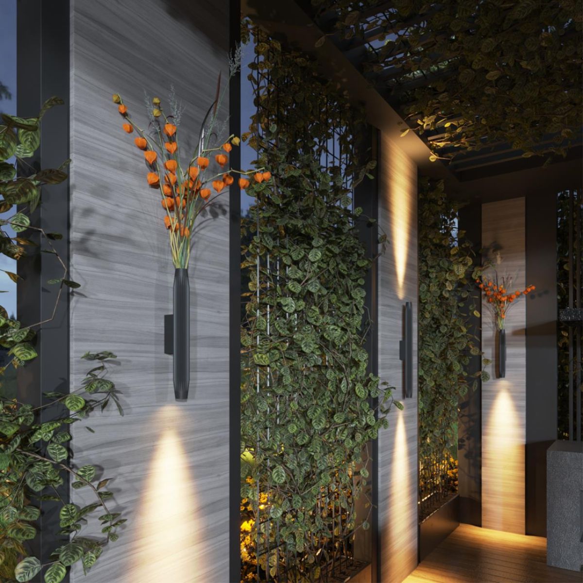 Уличный настенный светильник Odeon Light Nature Jug 7141/12WL Уличный настенный светильник Odeon Light Nature Jug 7141/12WL