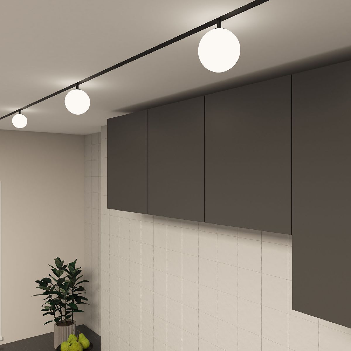Трековый однофазный светильник Denkirs Smart Moon DK8051-BK Трековый однофазный светильник Denkirs Smart Moon DK8051-BK
