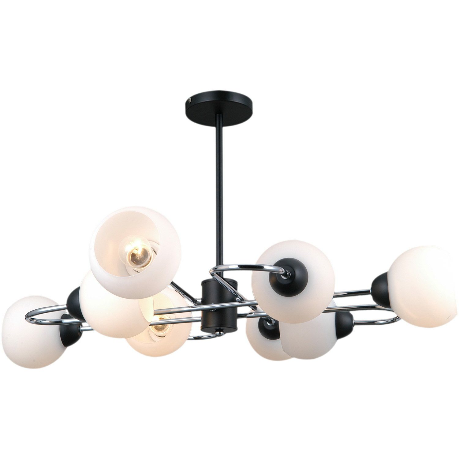 Люстра на штанге Illumico IL0451-8PCSQ-79 BK Люстра на штанге Illumico IL0451-8PCSQ-79 BK
