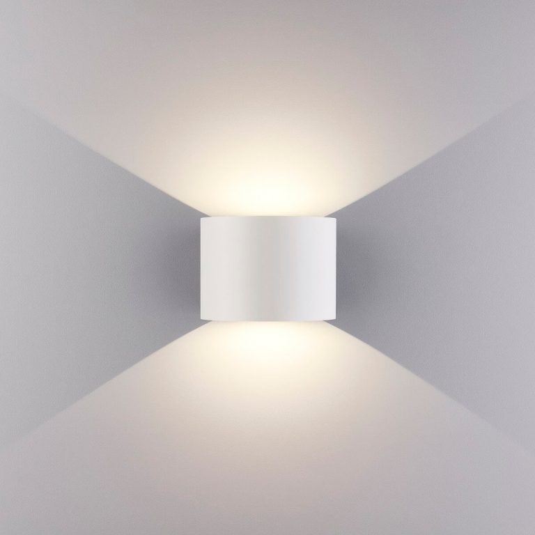 Уличный настенный светодиодный светильник Elektrostandard 1518 Techno LED Blade белый 4690389108914